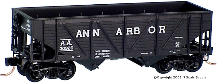 Ann Arbor - Hopper, Twin-Bay - Micro-Trains 57120